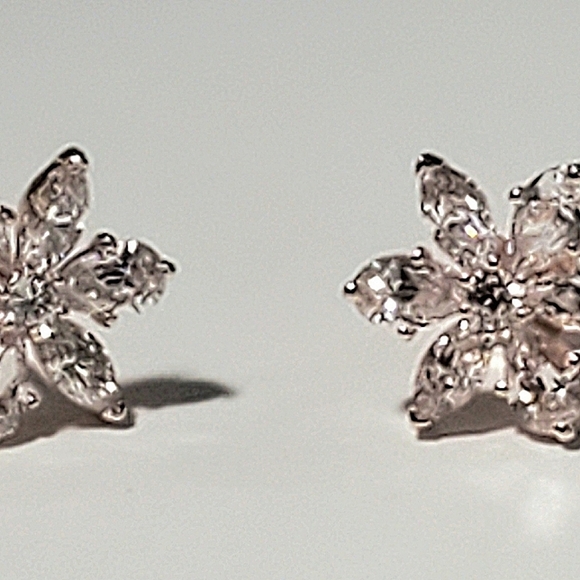 Authentic NEW Pandora Sparkling Herbarium Cluster Stud CZ Earrings S925ALE - Picture 7 of 8